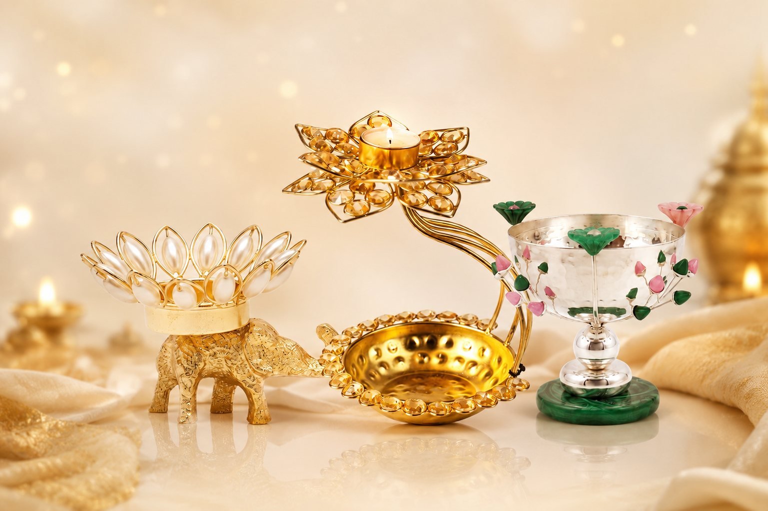Handcrafted brassware atelier, Moradabad